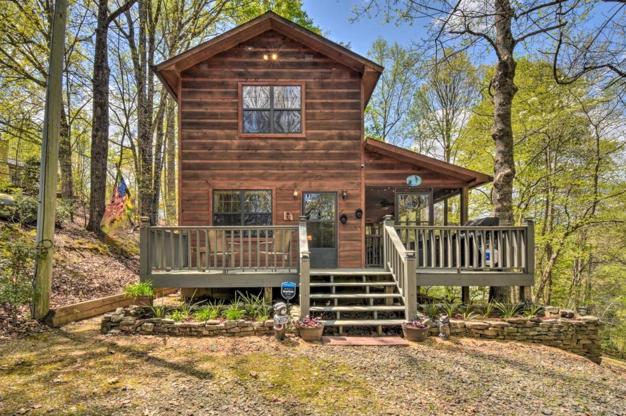 Cozy Hiawassee Cabin With Fire Pit And Mtn Views! Exteriér fotografie