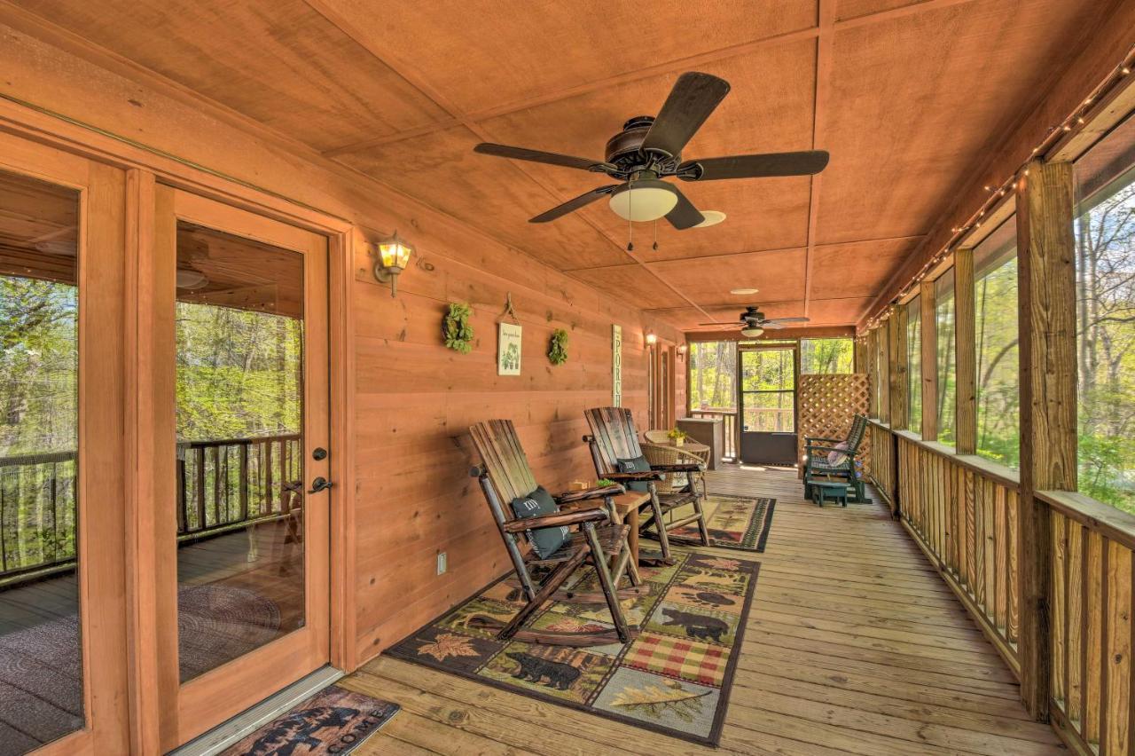 Cozy Hiawassee Cabin With Fire Pit And Mtn Views! Exteriér fotografie