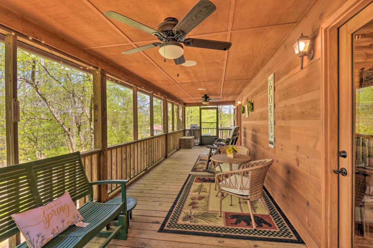 Cozy Hiawassee Cabin With Fire Pit And Mtn Views! Exteriér fotografie