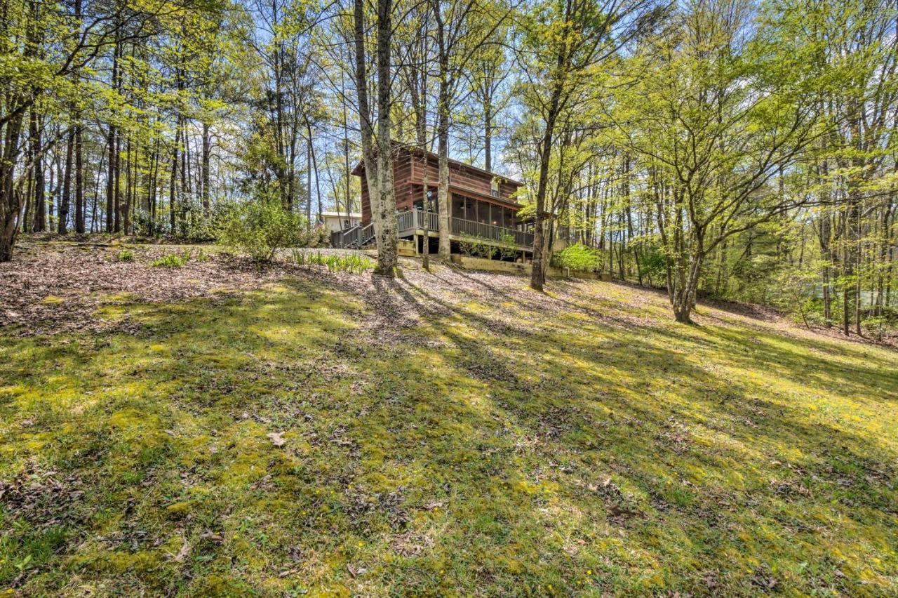 Cozy Hiawassee Cabin With Fire Pit And Mtn Views! Exteriér fotografie